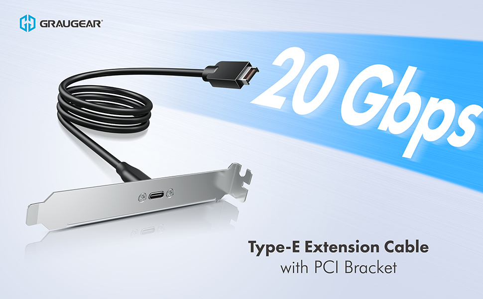 Amazon.com: GRAUGEAR 20Gbps Type E Key A Front Panel USB C Header